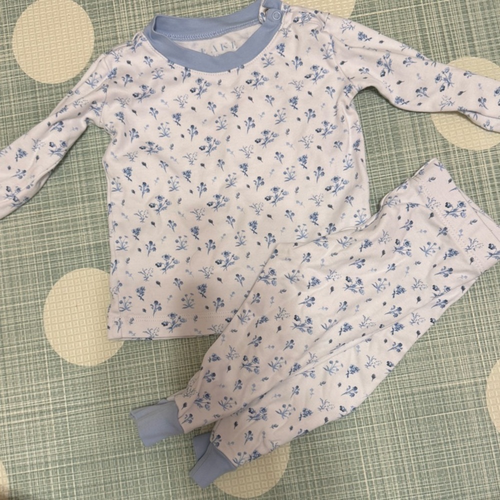 Blue Floral Lake Pajamas